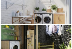 Ide Kreatif Jemuran Estetik dari Barang Sederhana, Cocok untuk Ruang Cuci Minimalis