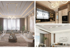 Tampil Futuristik! Ragam Lis Plafon PVC Perak Motif Premium untuk Interior Elegan