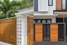 Tampilan Rumah Lebih Asri, dengan Pagar Kayu dan Roster Angin!