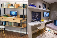 Inspirasi Meja Belajar Aesthetic, Bikin Fokus dan Semangat Mengerjakan Tugas!