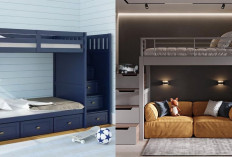 Tempat Tidur Tingkat Multifungsi, Cocok untuk Kamar Ukuran Kecil!