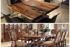 Inspirasi Ruang Makan Berkelas dengan Meja Kayu Jati: 9 Pilihan yang Memikat