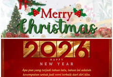 Rayakan Natal dan Sambut Tahun Baru 2026 dengan Ucapan Bermakna serta Twibbon Spesial