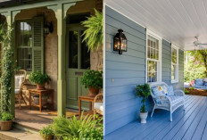 Pilihan Warna Cat Teras Rumah Kampung yang Sederhana tapi Terlihat Mewah!