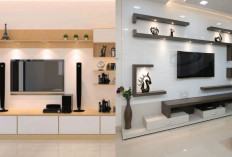 Model Lemari TV Minimalis Terbaru 2026, Bikin Ruang Keluarga Makin Modern!