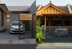 Model Pagar Besi Lipat Dua Daun untuk Carport Kecil yang Hemat Ruang!