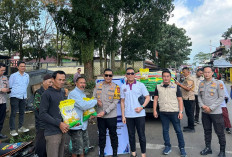 Usai Zoom Meeting Bersama Waka Polri, AKBP Januar KS Persada Pimpin Gerakan Pangan Murah di Pagar Alam