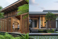 Tren 2026! Desain Rumah Modern Tropis 1 Lantai yang Bikin Adem
