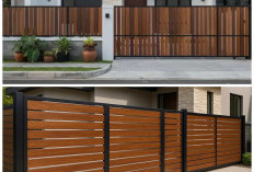 5 Ide Pagar Minimalis Kombinasi Kayu, Bikin Rumah Lebih Tertutup dan Tampil Elegan