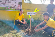 HUT Bhayangkara ke-80 Momentum Jaga Kelestarian Alam, Polres Pagar Alam Tanam Pohon Serentak