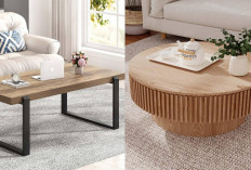 Meja Kayu Minimalis Sederhana tapi Mewah untuk Ruang Tamu Impian!