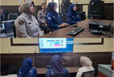  Ikuti Vidcon Latkatpuan, Humas Polres Pagar Alam Tingkatan Kemampuan Pelayanan Informasi