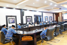 Pemkot Pagar Alam Ikuti Vidcon Evaluasi Penerapan Standar Pelayanan Minimal