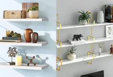 Rak Buku Minimalis Modern Multifungsi, Hemat Tempat dan Enak Dipandang!