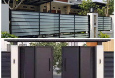 Inspirasi Gerbang Minimalis Modern 2026, Desain Simpel dengan Sistem Keamanan Lebih Optimal