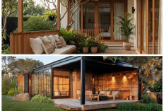 5 Inspirasi Dekorasi Teras Nuansa Kayu yang Elegan, Bikin Rumah Terlihat Mewah dan Natural