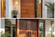 7 Model Pintu Kayu Minimalis dengan Desain Panel Elegan, Rumah Jadi Makin Berkelas
