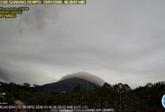 Gunung Dempo Masih Waspada Level II: Masyarakat Diminta Jaga Jarak dari Kawah