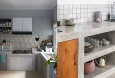 Pilihan Model Meja Dapur Cor Sederhana Berbagai Bentuk untuk Rumah!