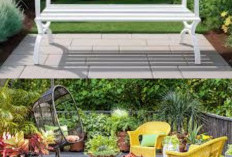 Saran untuk Kursi Taman yang Kontemporer dan Menarik Estetika