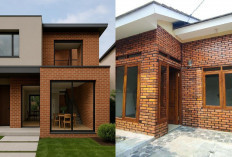 Desain Rumah Estetik dengan Aksen Dinding Bata Merah, Bikin Tampilan Lebih Keren!