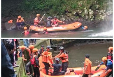 Pemuda Tenggelam di Curup Mangkok, Tim BPBD Lakukan Evakuasi Darurat