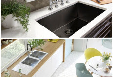 Desain Tempat Cuci Piring Simpel namun Menawan, Solusi Pas untuk Dapur Minimalis