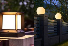 Lampu Pagar Tembok untuk Depan Rumah, Kecil tapi Bikin Tampilan Lebih Elegan!