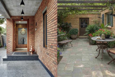 Teras Rumah Bata Ekspos yang Sederhana Namun Bikin Tampilan Makin Aesthetic!