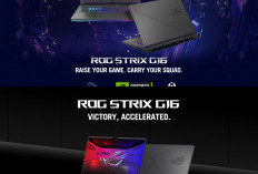Laptop Gaming Impian 2026, ASUS ROG Strix G16 Tawarkan Kecepatan dan Visual Memukau