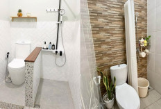 Kamar Mandi Sederhana Ukuran Kecil Pakai Kloset Duduk, Hemat Ruang dan Biaya!