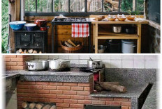 Desain Dapur Tungku Kayu Bakar Sederhana yang Fungsional, Bikin Suasana Rumah Makin Hangat
