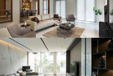 Inspirasi Desain Interior Premium Artistik dari Perpaduan Kayu dan Marmer yang Bikin Rumah Terasa Eksklusif