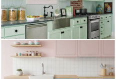 Memasak Lebih Happy! Tren Dapur Warna Pastel Kembali Hits, Hadirkan Kesan Luas dan Estetika Retro-Modern