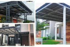 Ubah Tampilan Fasad! 5 Motif Tiang Kanopi Baja Ringan Ini Bikin Rumah Tak Lagi Monoton