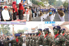 Siswa SMA Taruna Nusantara Meriahkan Lomba Gerak Jalan di Kota Pagar Alam