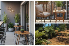 8 Desain Balkon Rumah Bergaya Kafe, Bikin Waktu Sore Makin Nyaman!