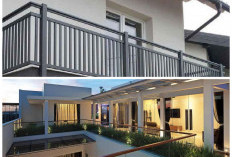 Desain Railing Balkon Lantai 2 Minimalis, Tampil Modern dan Elegan