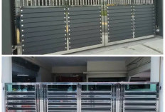 5 Desain Pagar Stainless Modern yang Bikin Tampilan Rumah Makin Elegan!