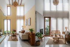 9 Model Ruang Tamu Sempit Ceiling Tinggi Agar Terlihat Mewah dan Anti-Pengap