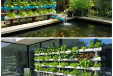 Rumah Hijau Modern: Kebun Sayur di Atas Kolam Ikan, Solusi Urban Farming untuk Lahan Sempit