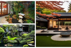 10 Ide Taman Jepang Minimalis, Bikin Rumah Modern Lebih Tenang dan Elegan
