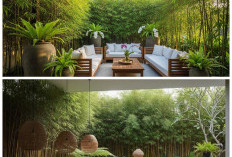 7 Inspirasi Teras Hijau dengan Pagar Bambu Alami yang Bikin Rumah Lebih Sejuk dan Estetik