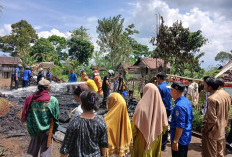 Dua Rumah Warga di Pagar Alam Hangus Diamuk Si Jago Merah