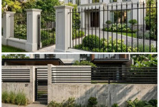 5 Ide Kombinasi Pagar Besi dan Tembok yang Elegan untuk Rumah Mewah & Modern