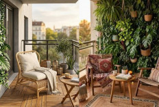 Inspirasi Dinding Balkon Kombinasi Tanaman Vertikal, Solusi Hijau untuk Ruang Sempit!