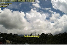 Kawah Dempo Kembali Erupsi, Ketinggian Kolom Abu Capai 3.500 Meter