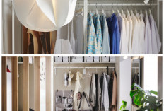 Ide Rak Gantungan Baju Minimalis, Bikin Kamar Lebih Rapi dan Estetik