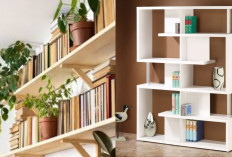 Desain Rak Buku Dinding Simple dan Estetik untuk Hunian Modern!
