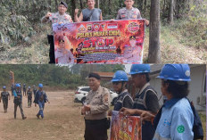 Koloborasi Samapta Polres Muara Enim - PT TEL  Cegah Karhutla 